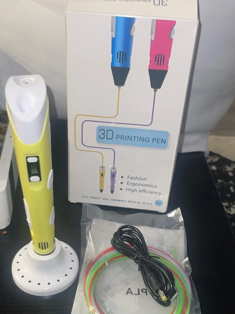 3D Printing Pen - Yellow - Unbranded